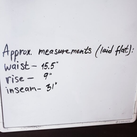 Victoria Beckham Denim Flare Leg Jeans Blue Dark Wash Size 28 Classic Designer - Picture 9 of 13